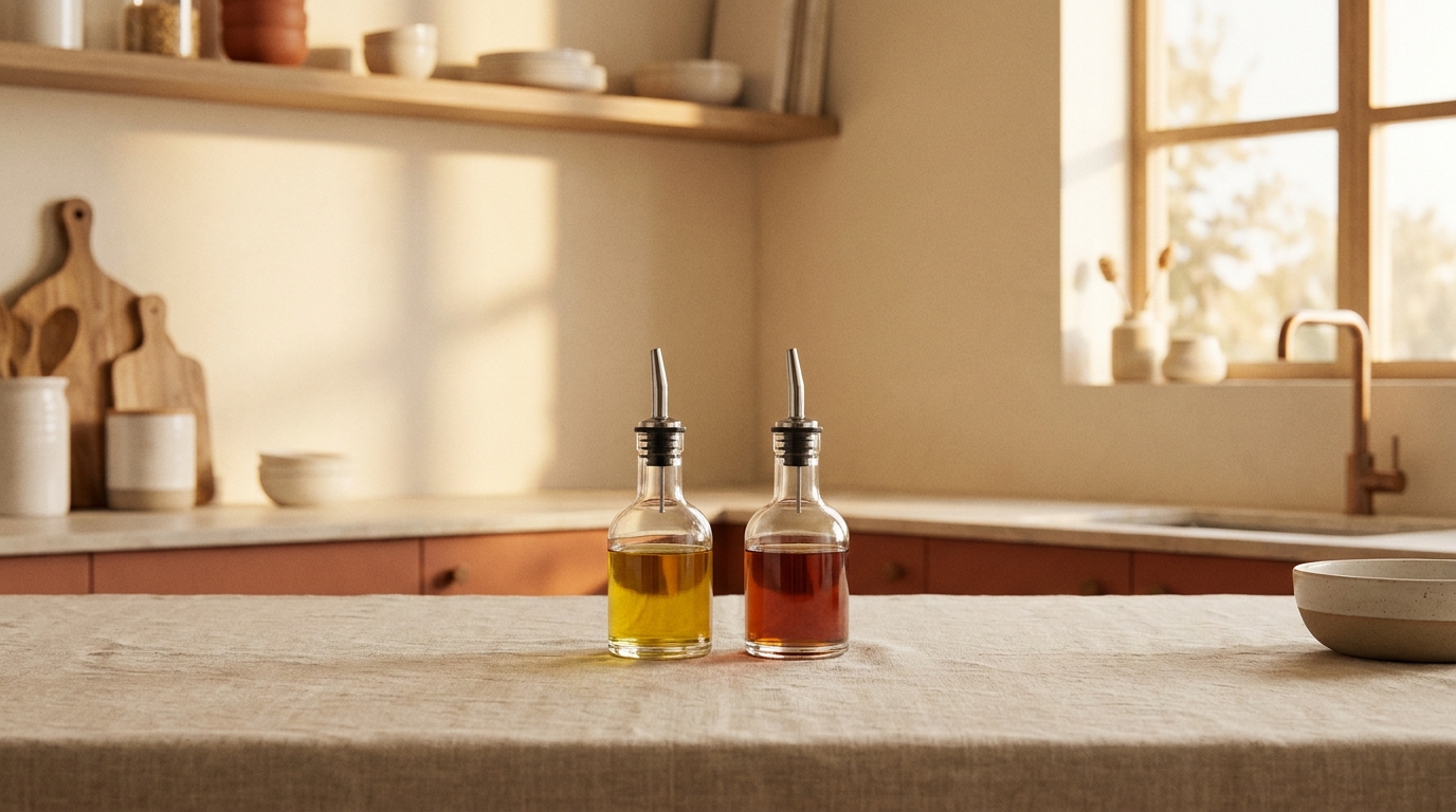 Glass Oil Dispenser Duo
