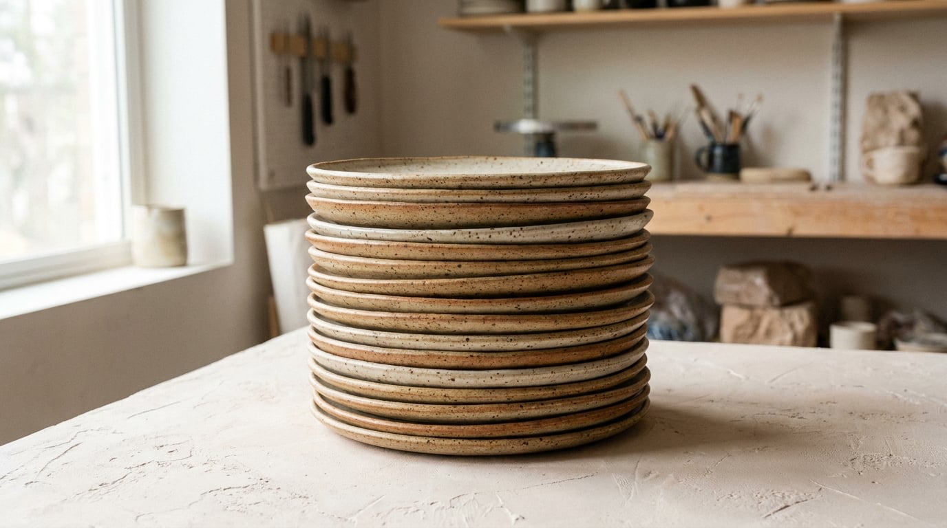 Stoneware Dinner Plate Set