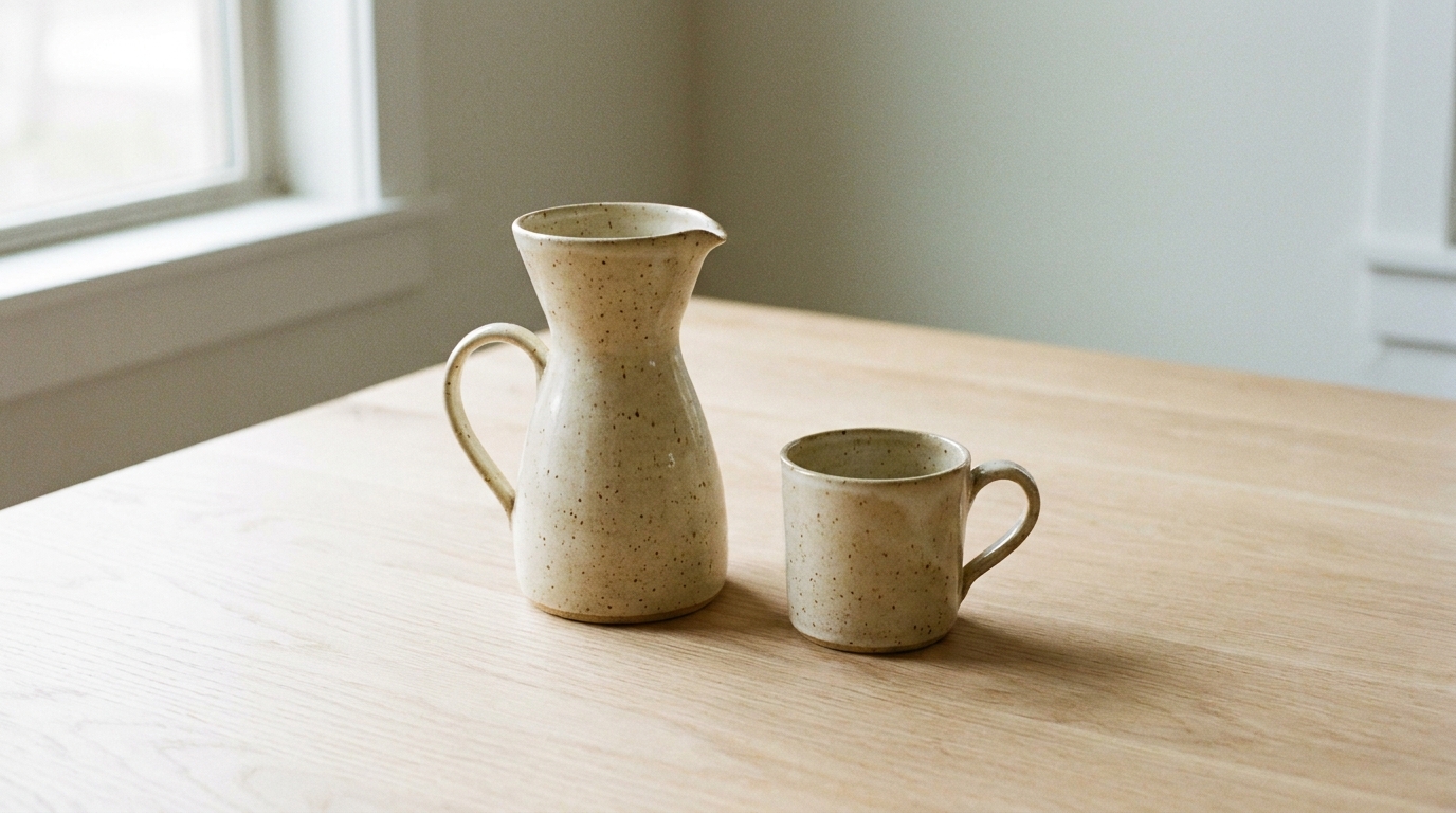 Stoneware Pour-Over Carafe