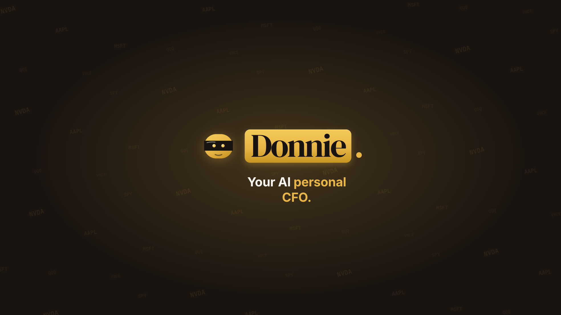 Donnie - Premium Personal AI CFO