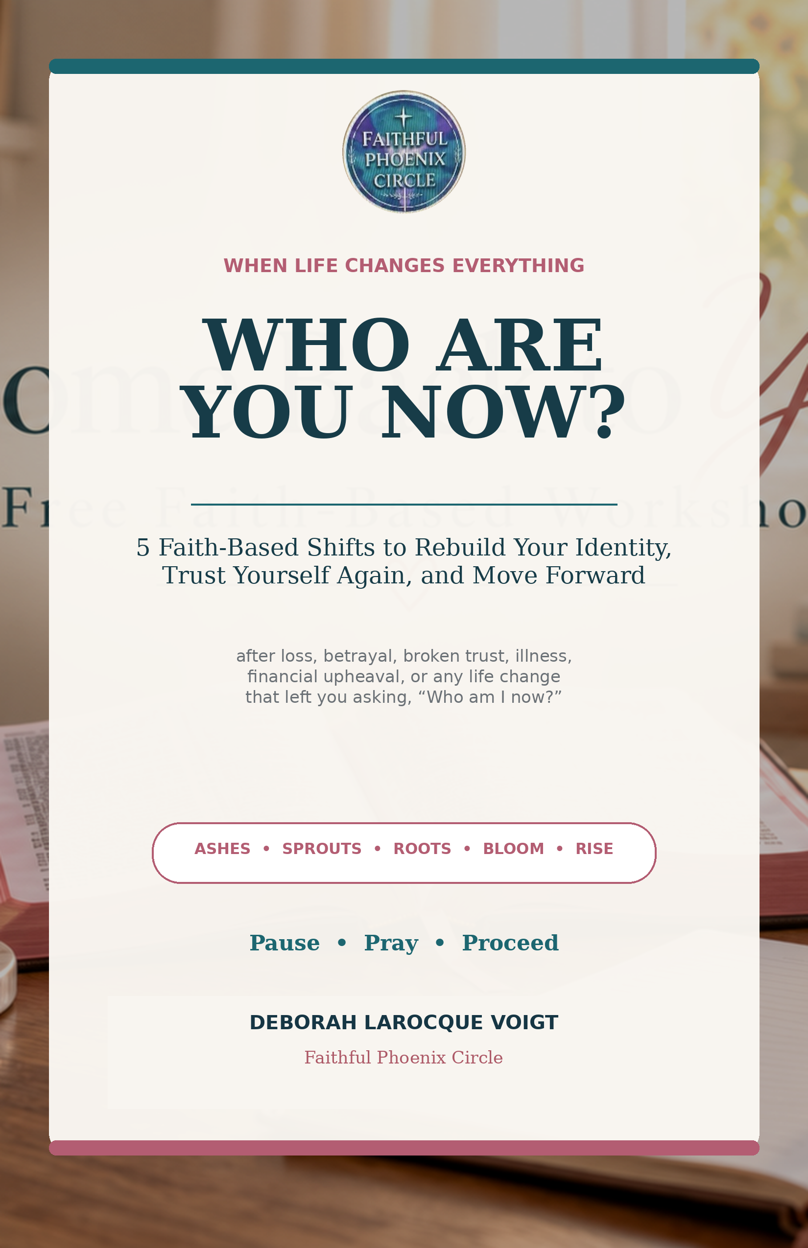 Who Are You Now?
