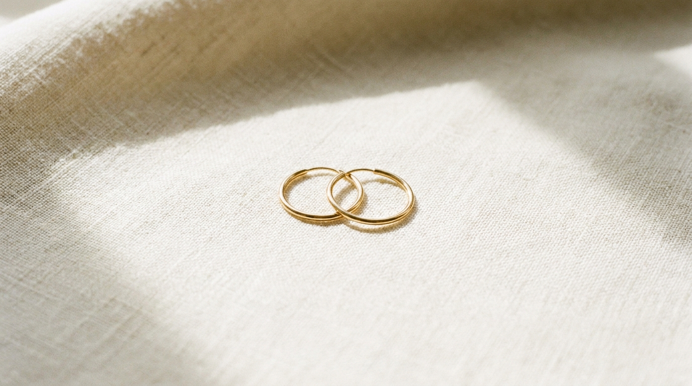 Gold Vermeil Hoops