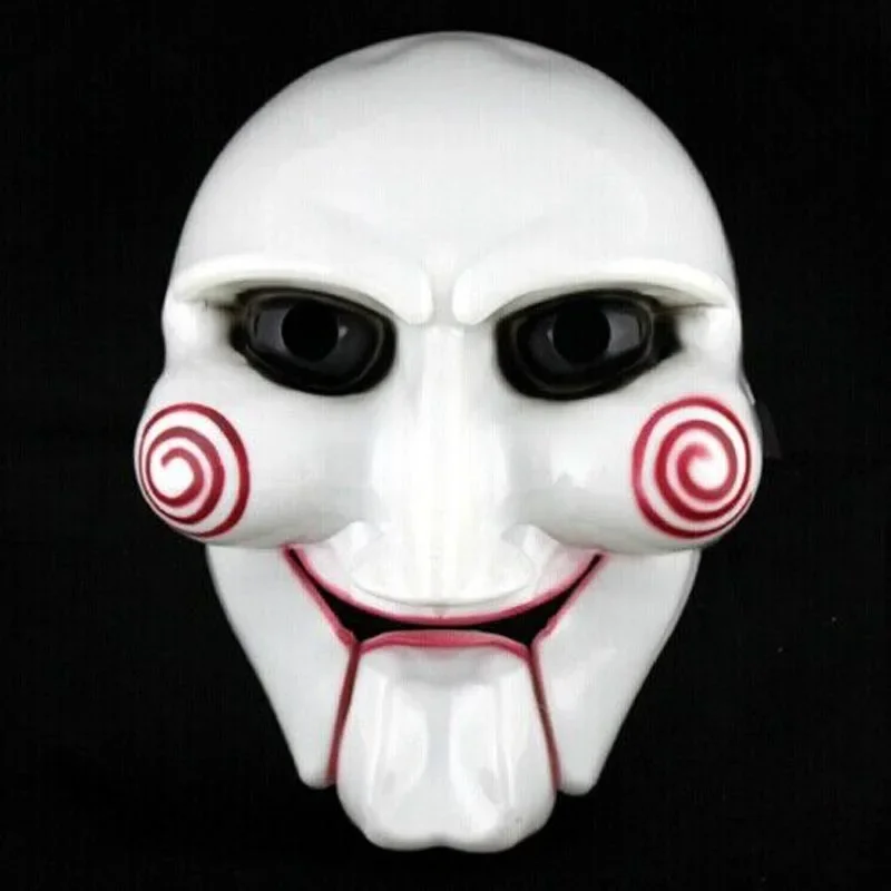 Masque halloween blanc effrayant