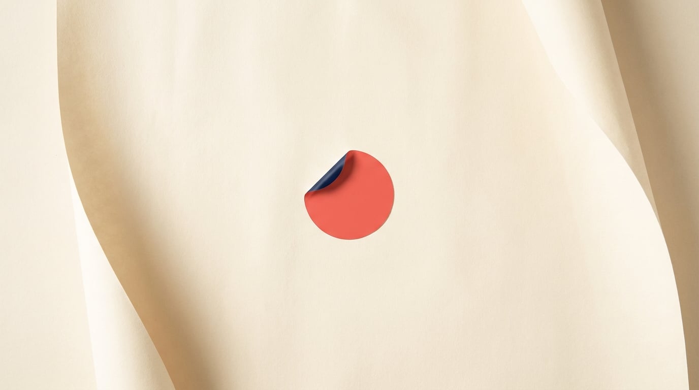 Coral Peel Sticker