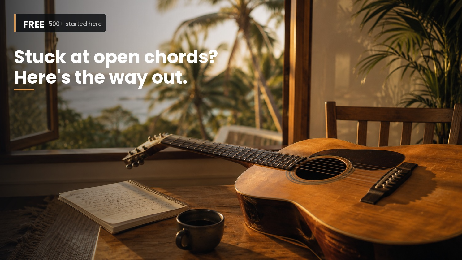 FREE Guitar Guide and Lessons w/Junas