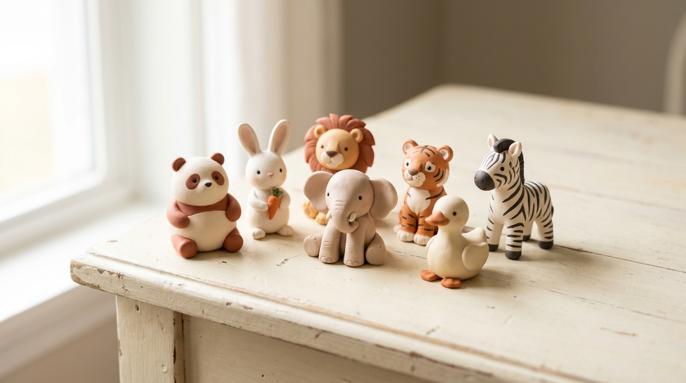 Cute Clay Animals Step-by-Step Guide