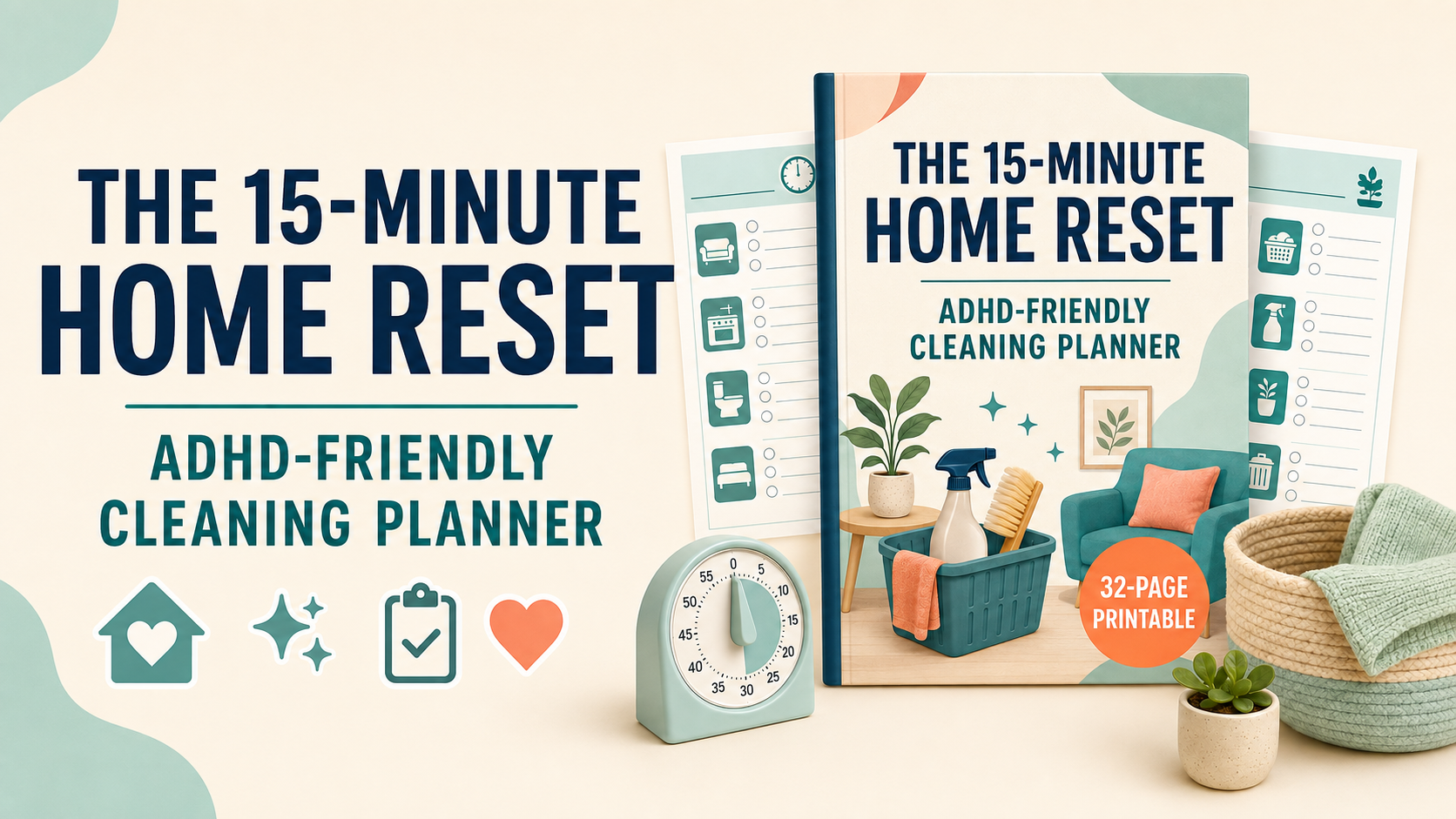 15-Minute Home-Reset Planner