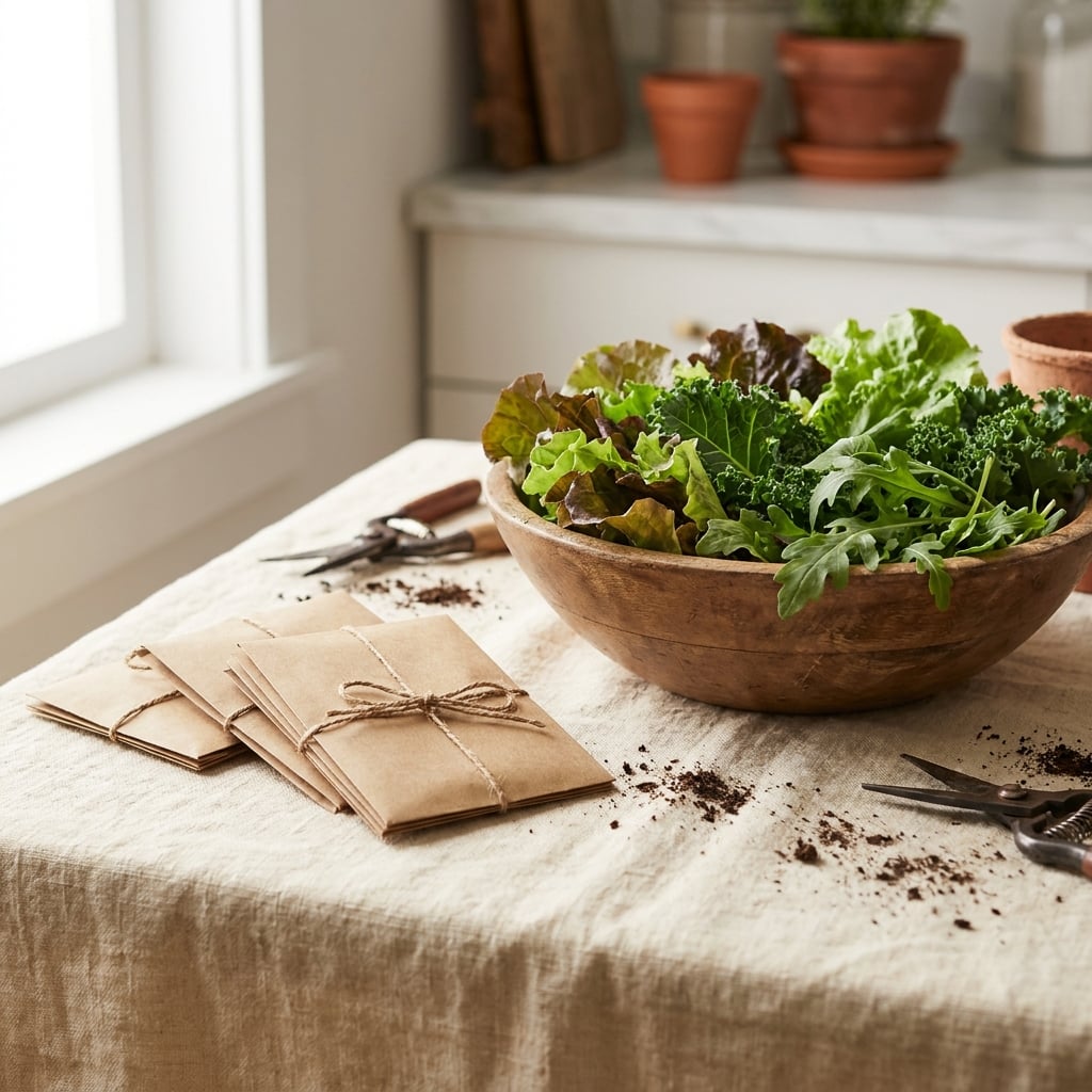 Cut-and-Come-Again Greens