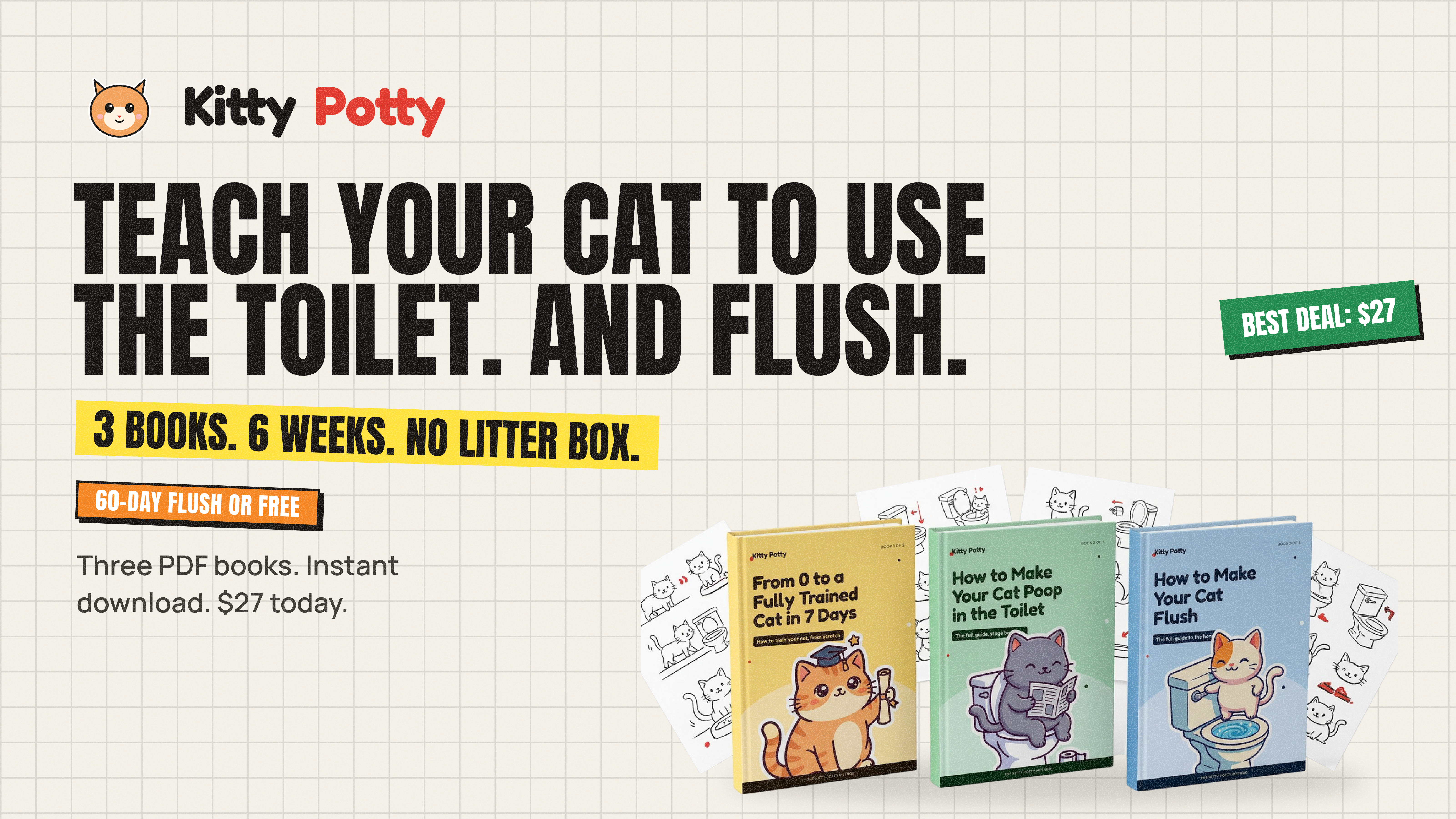 Kitty Potty: The Flush Method.