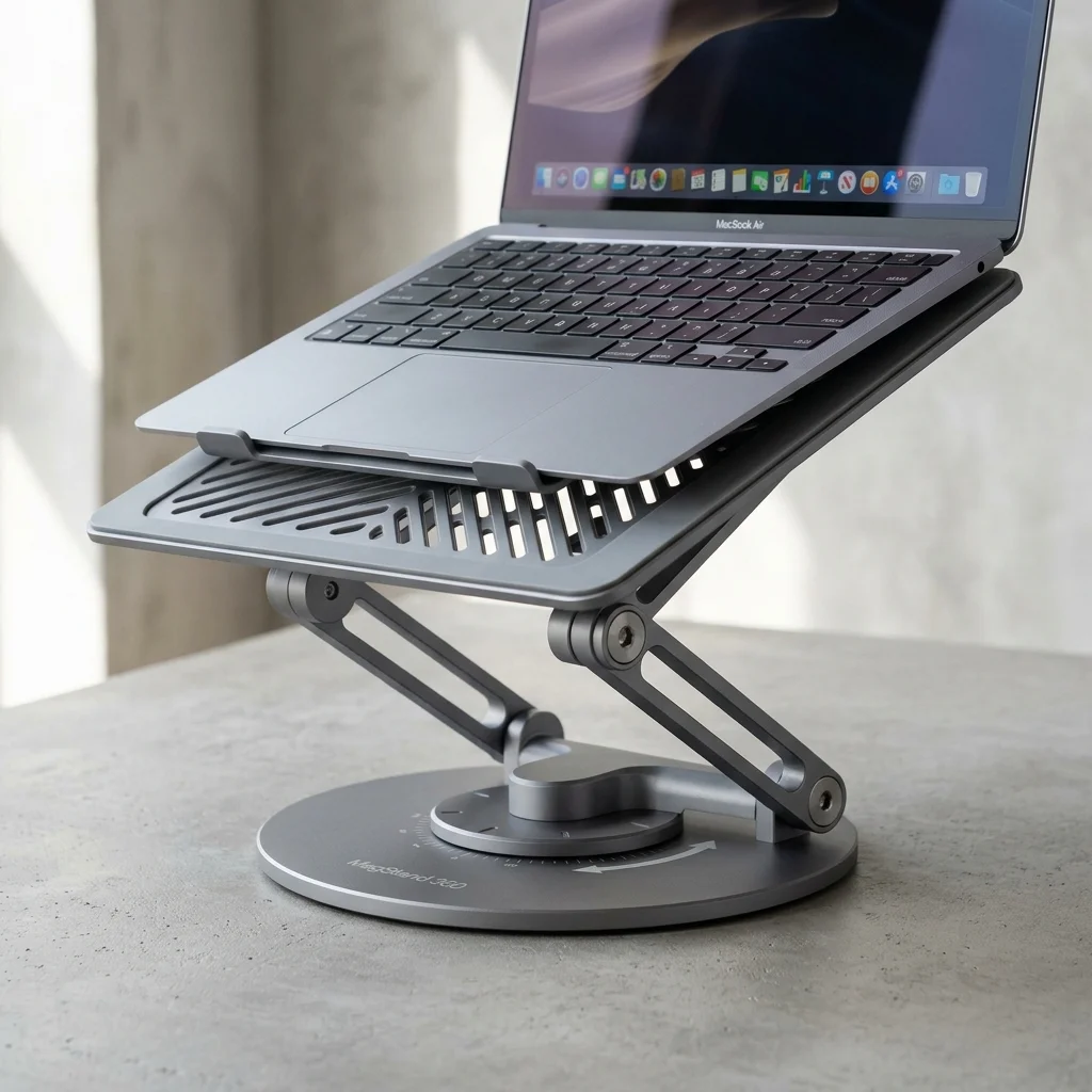 MagStand 360 Swivel Aluminum Laptop & Tablet Riser