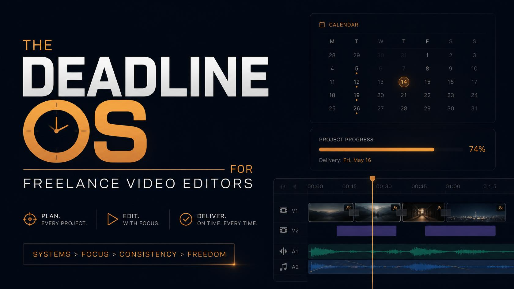 The Deadline OS for Freelance Video Editors