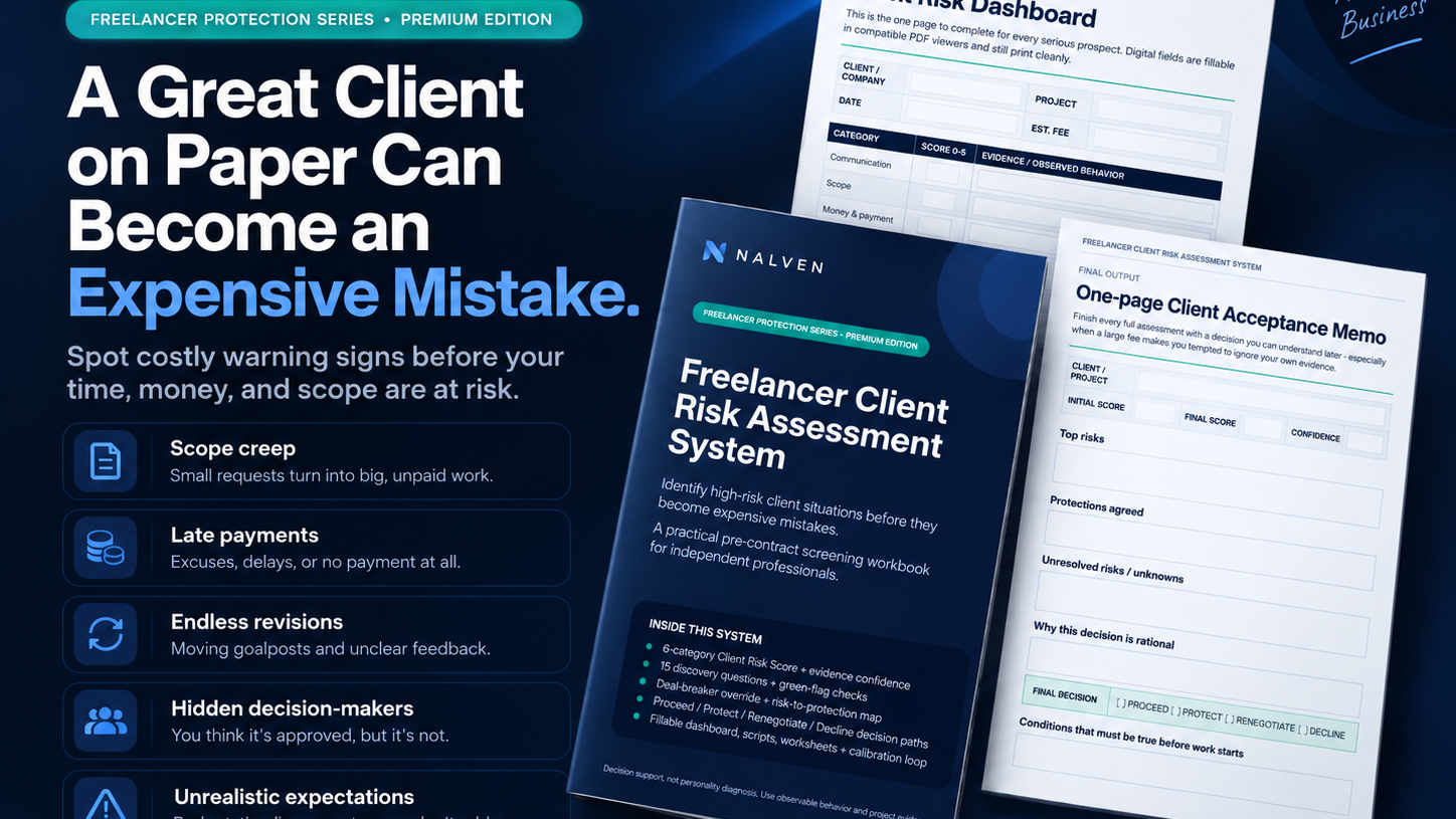 Freelancer Client Risk Assessment System