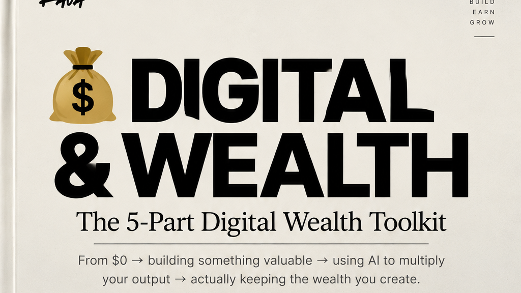 💰 Digital & Wealth Toolkit