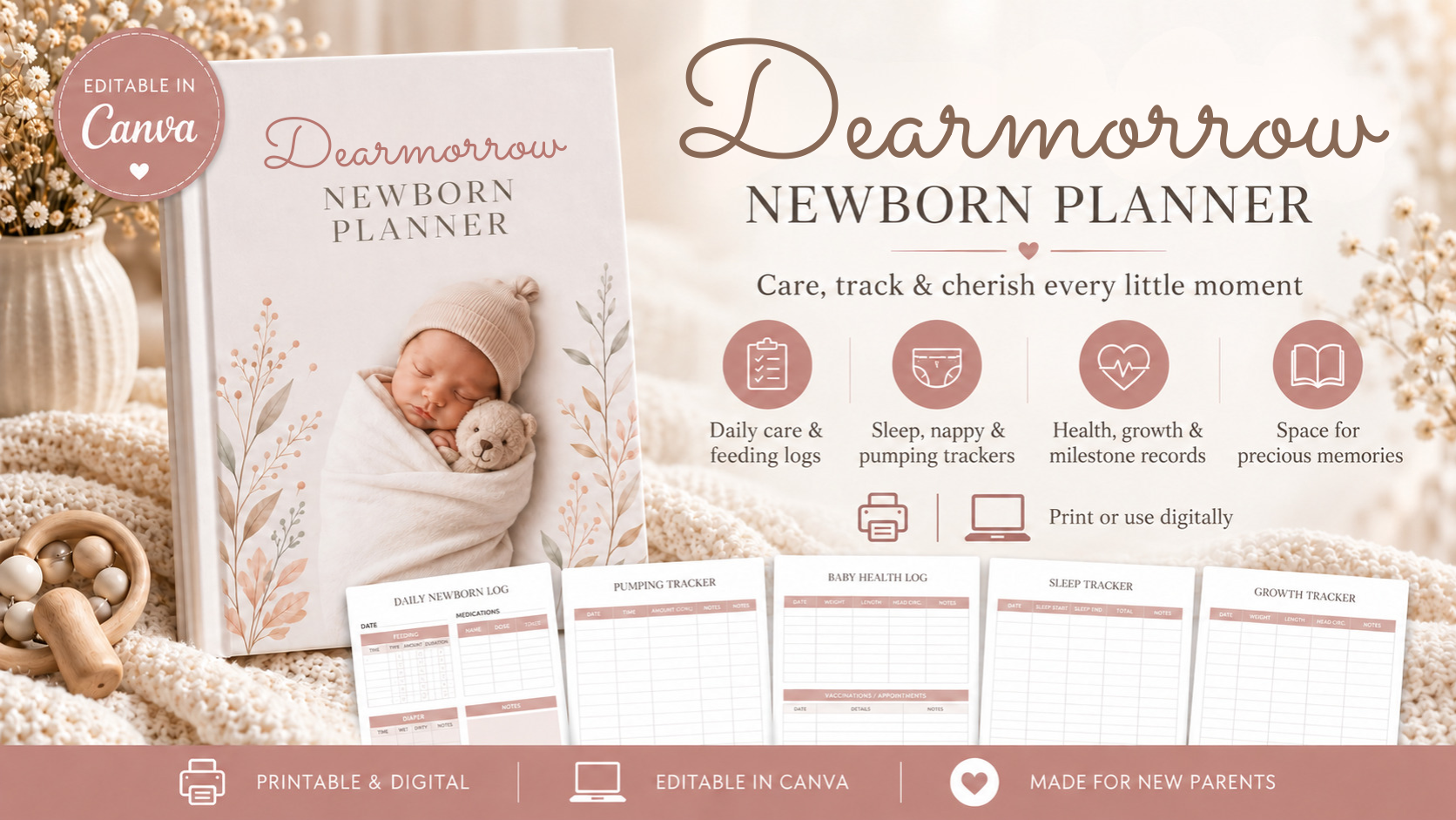 Dearmorrow: Newborn Planner