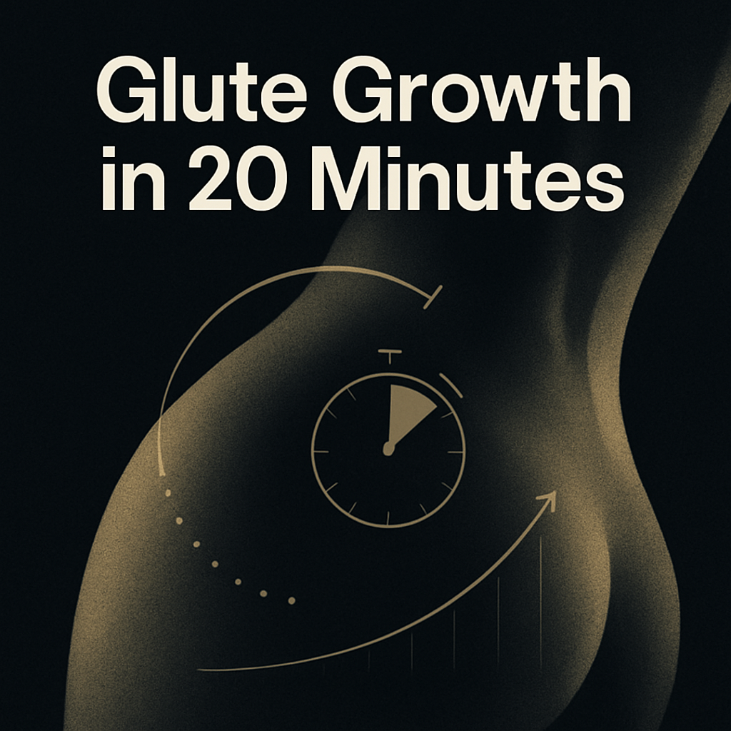 Glute Growth in 20 Minutes: The Even-Out Booty Method