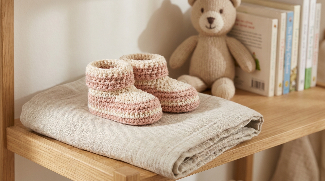 Cloud Baby Booties