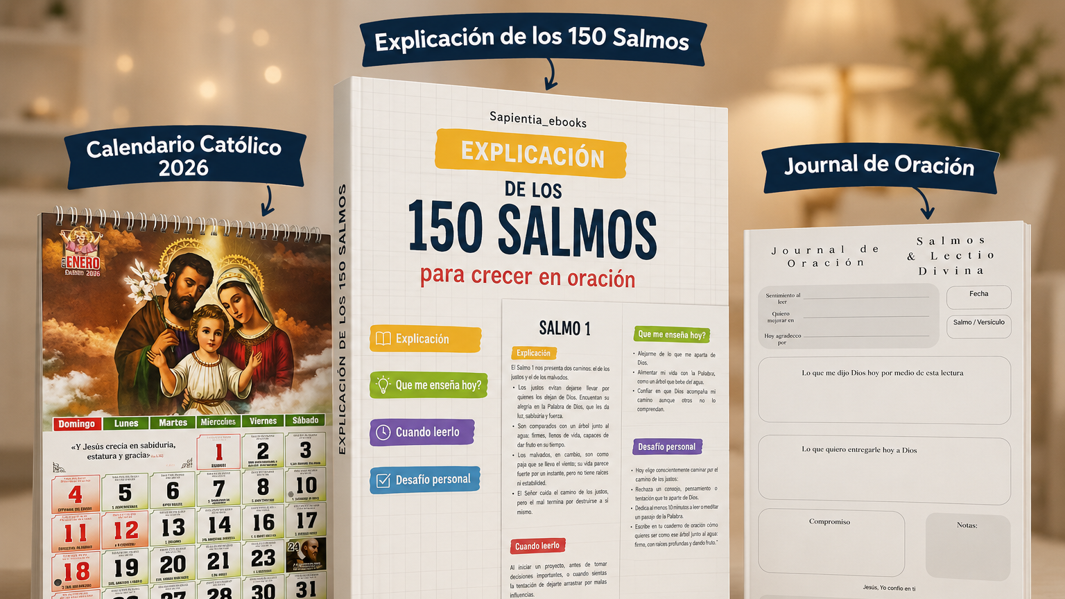 Los 150 salmos con explicación católica