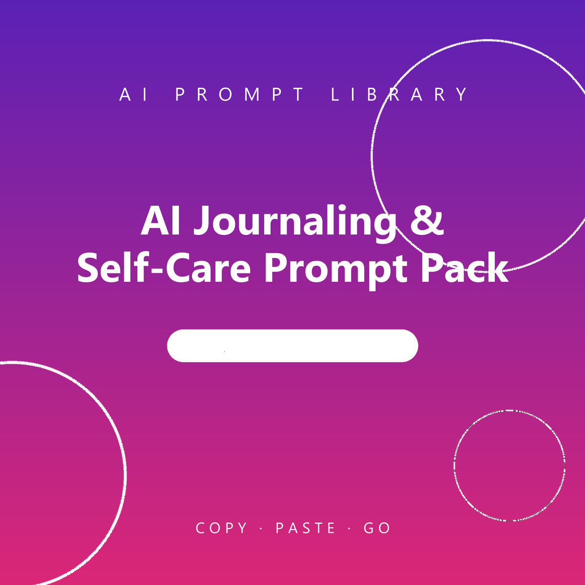 AI Journaling & Self-Care Prompt Pack (36 Prompts)