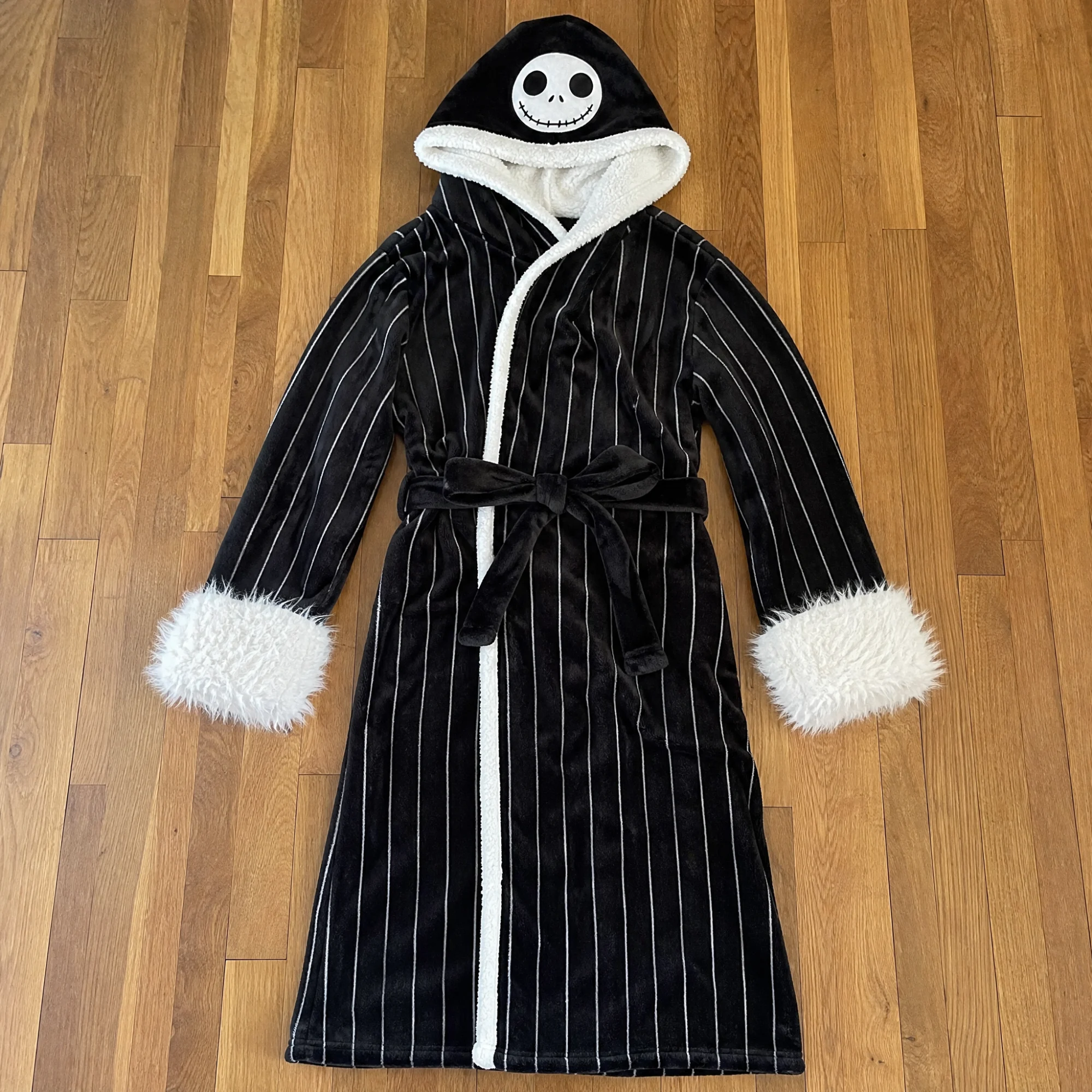 Skeleton King Hooded Robe