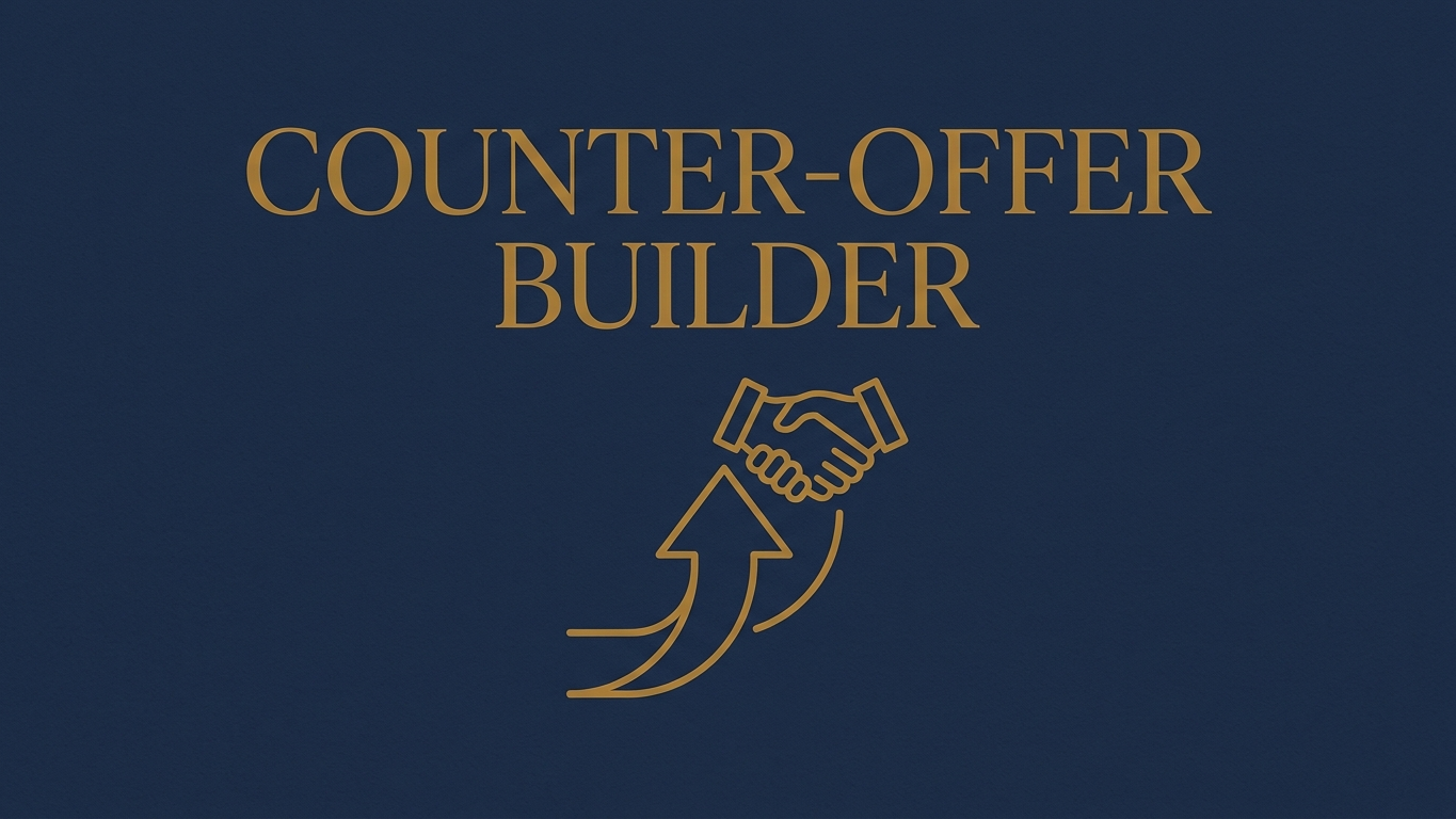 Counter-Offer Builder — Full Negotiation Script