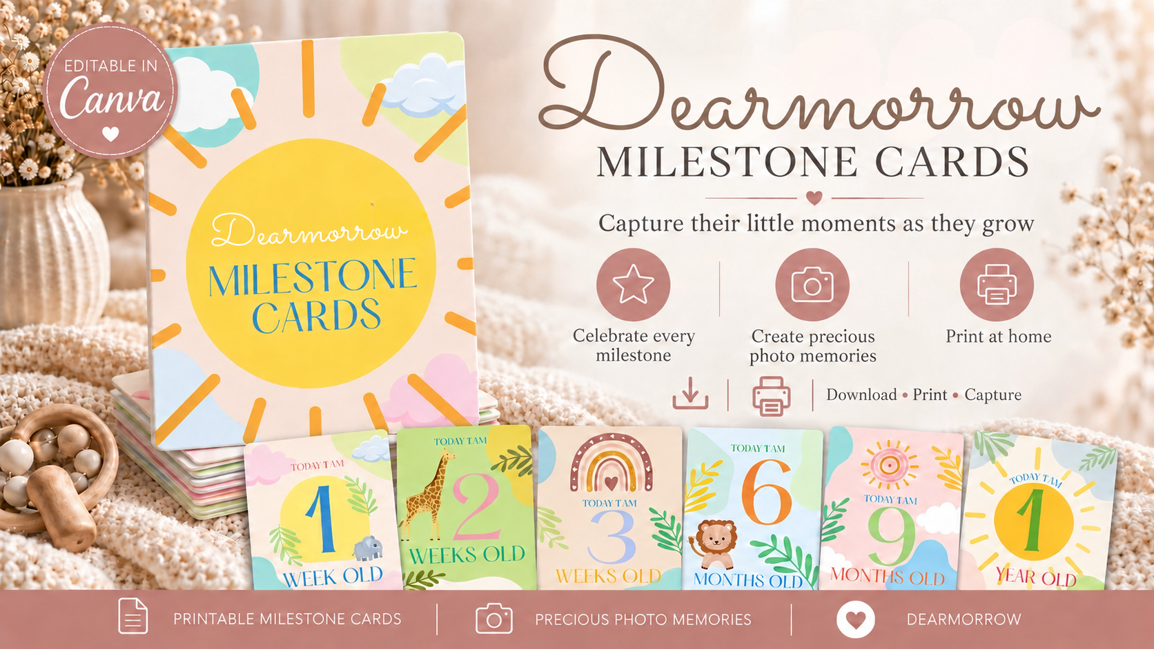 Dearmorrow: Milestone Cards