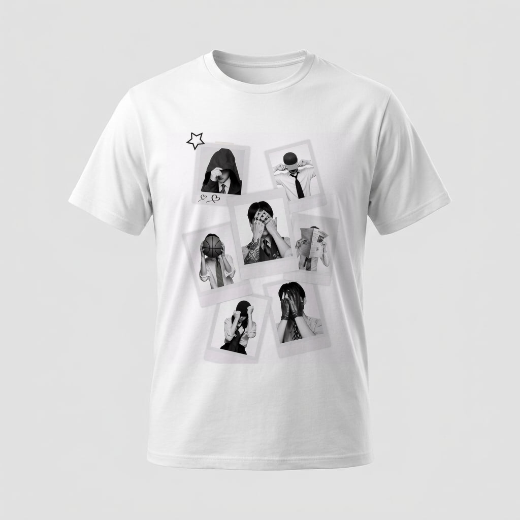 Polaroid White Tee