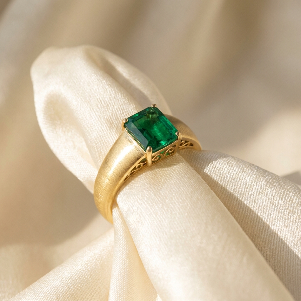 Forest Emerald Ring