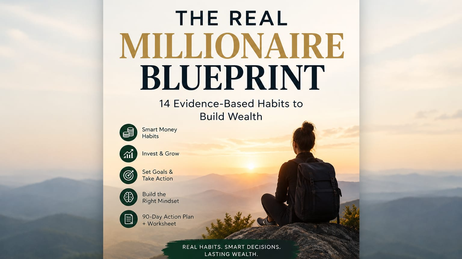 “The Real Millionaire Blueprint: 14 Evidence-Based Habits to Build Wealth”