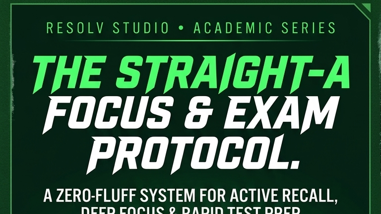 The Straight-A Focus & Exam Protocol