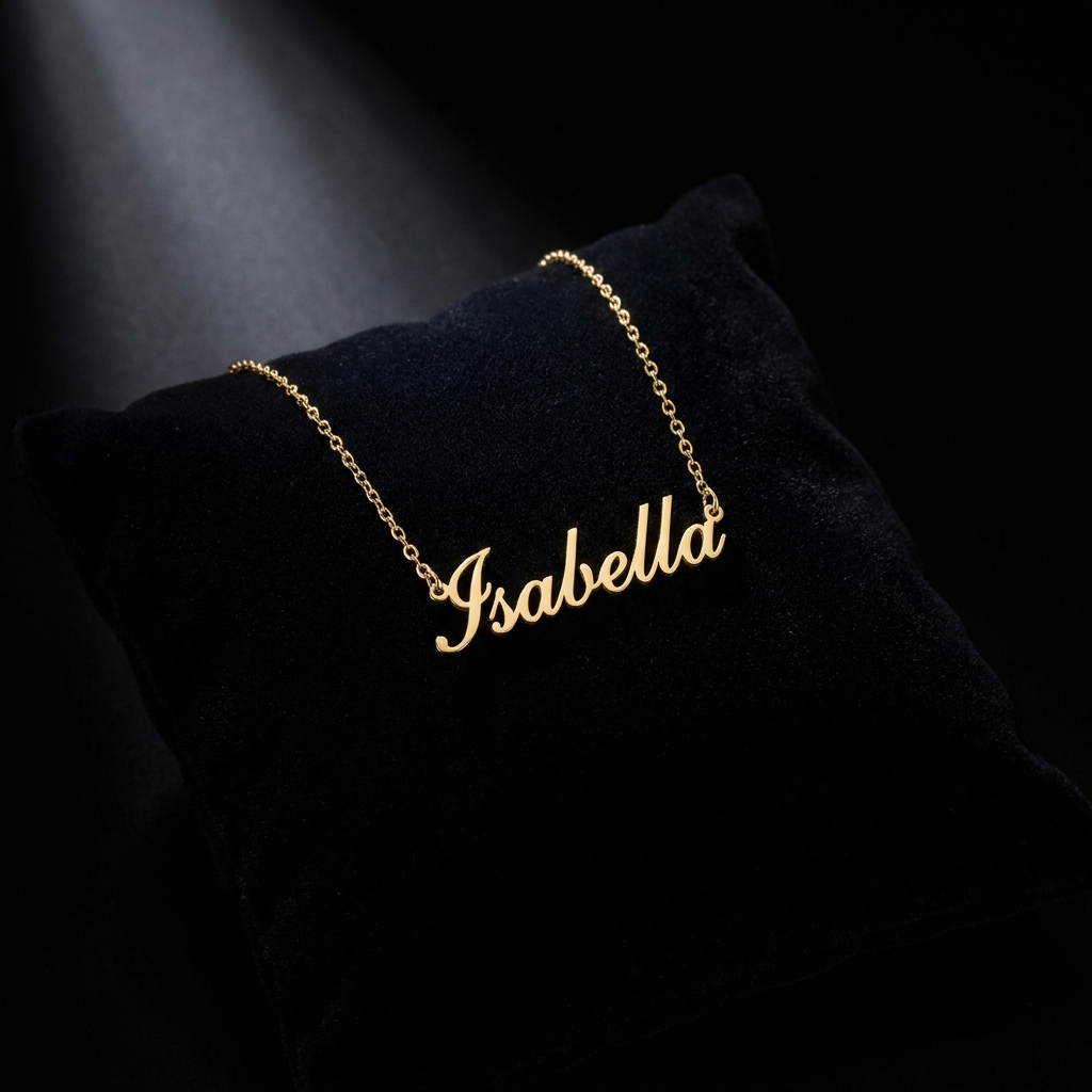 Script Name Necklace