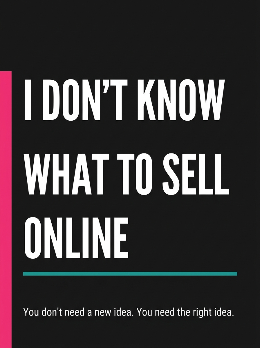 I Don't Know What to Sell Online