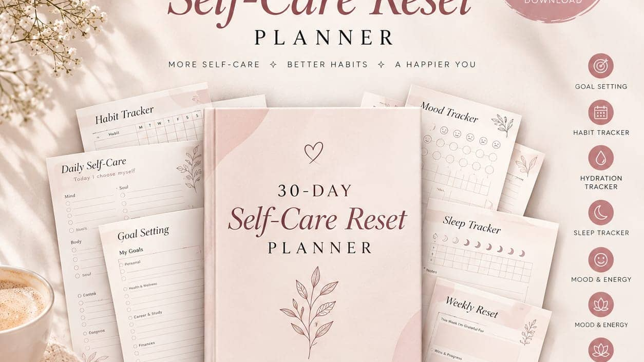 The 30 days Mindset reset Planner