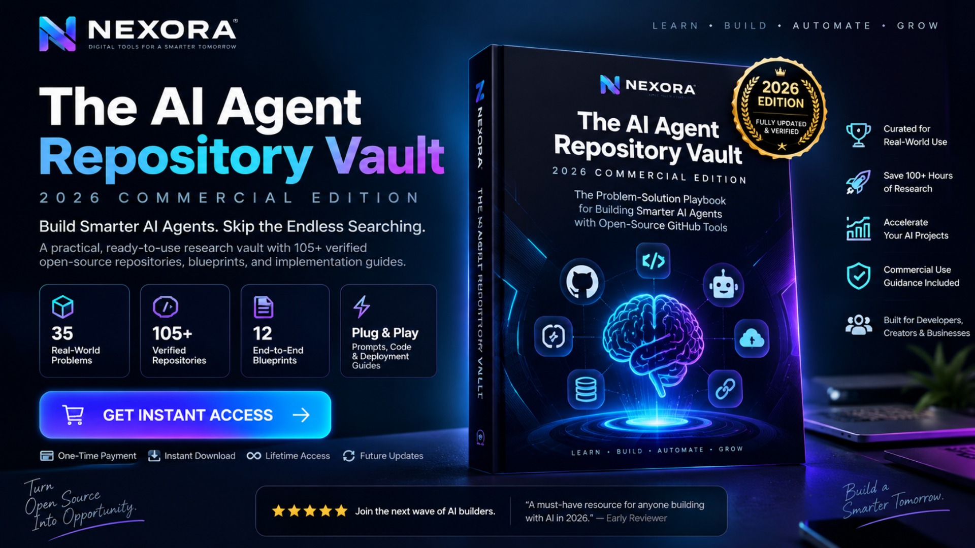 The AI Agent Repository Vault — 2026 Commercial Edition