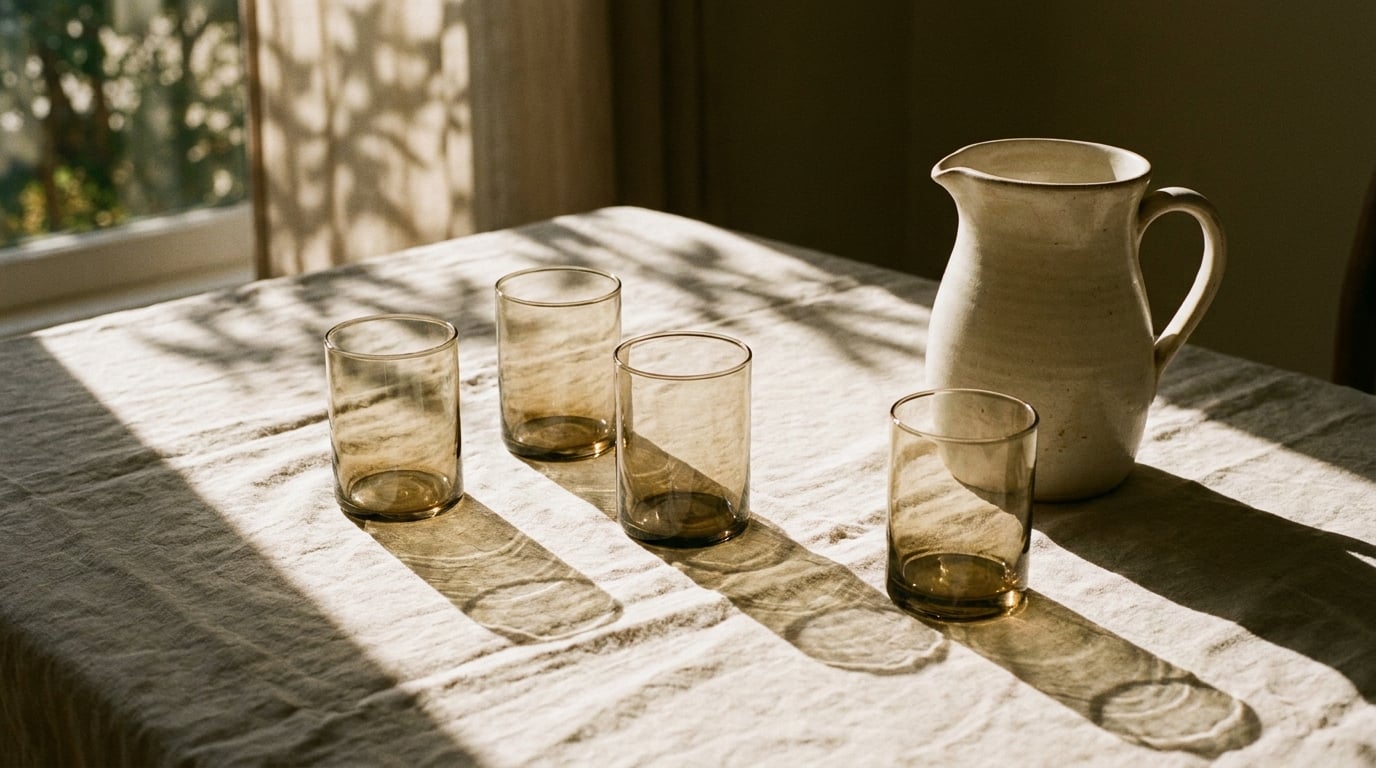 Smoke Glass Tumbler Set of 4