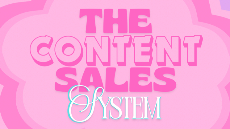 The Content Sales System
