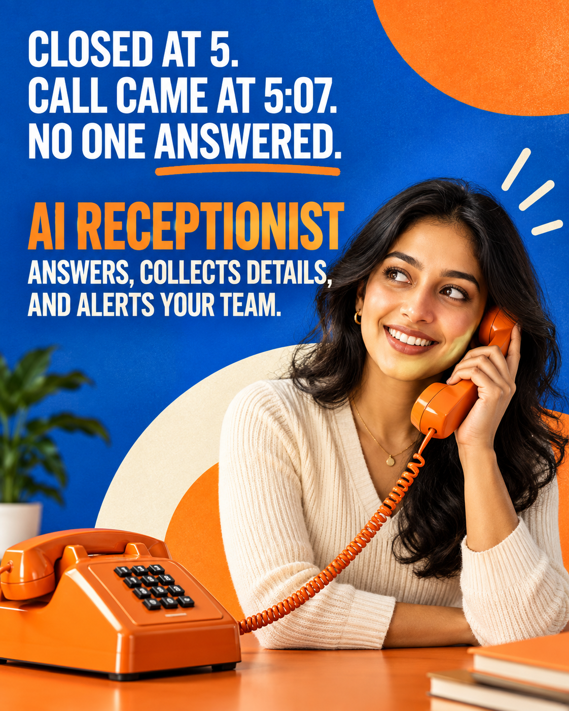 LYCORE AI Receptionist + Website Chat — Setup and Monthly Service