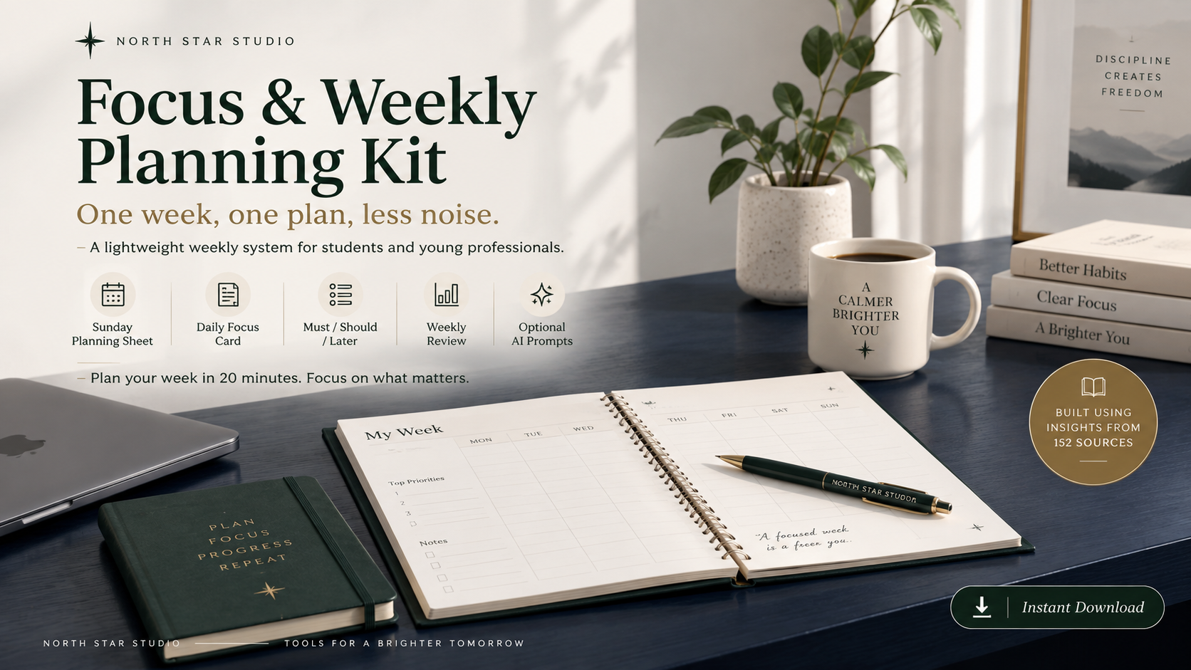 Focus & Weekly Planning Kit