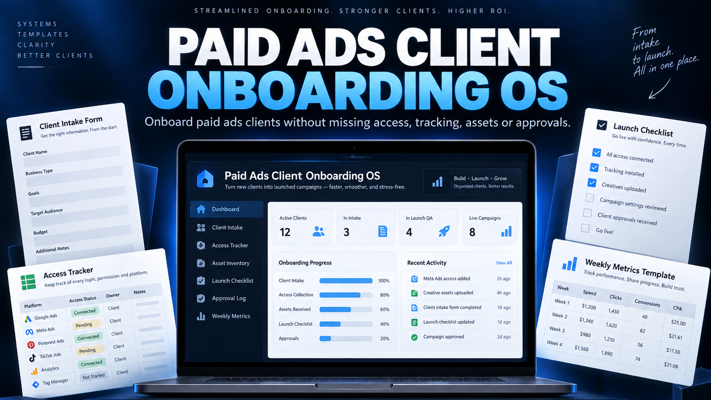 Paid Ads Client Onboarding OS