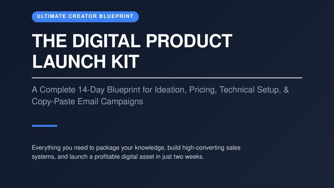 Digital Product Launch Kit