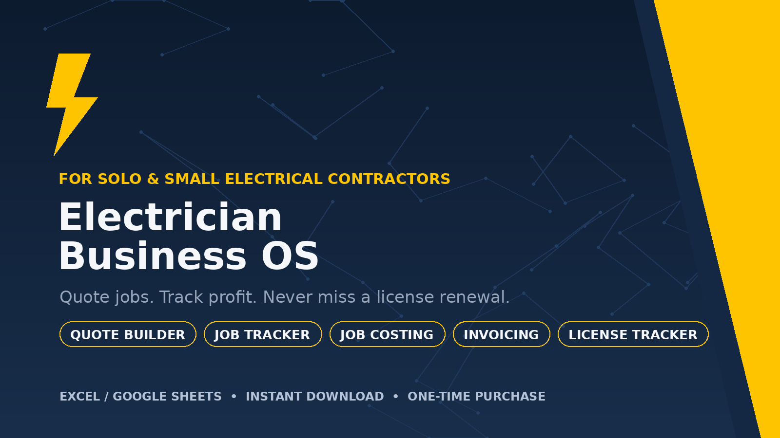 Electrician Job & Invoice Tracker 