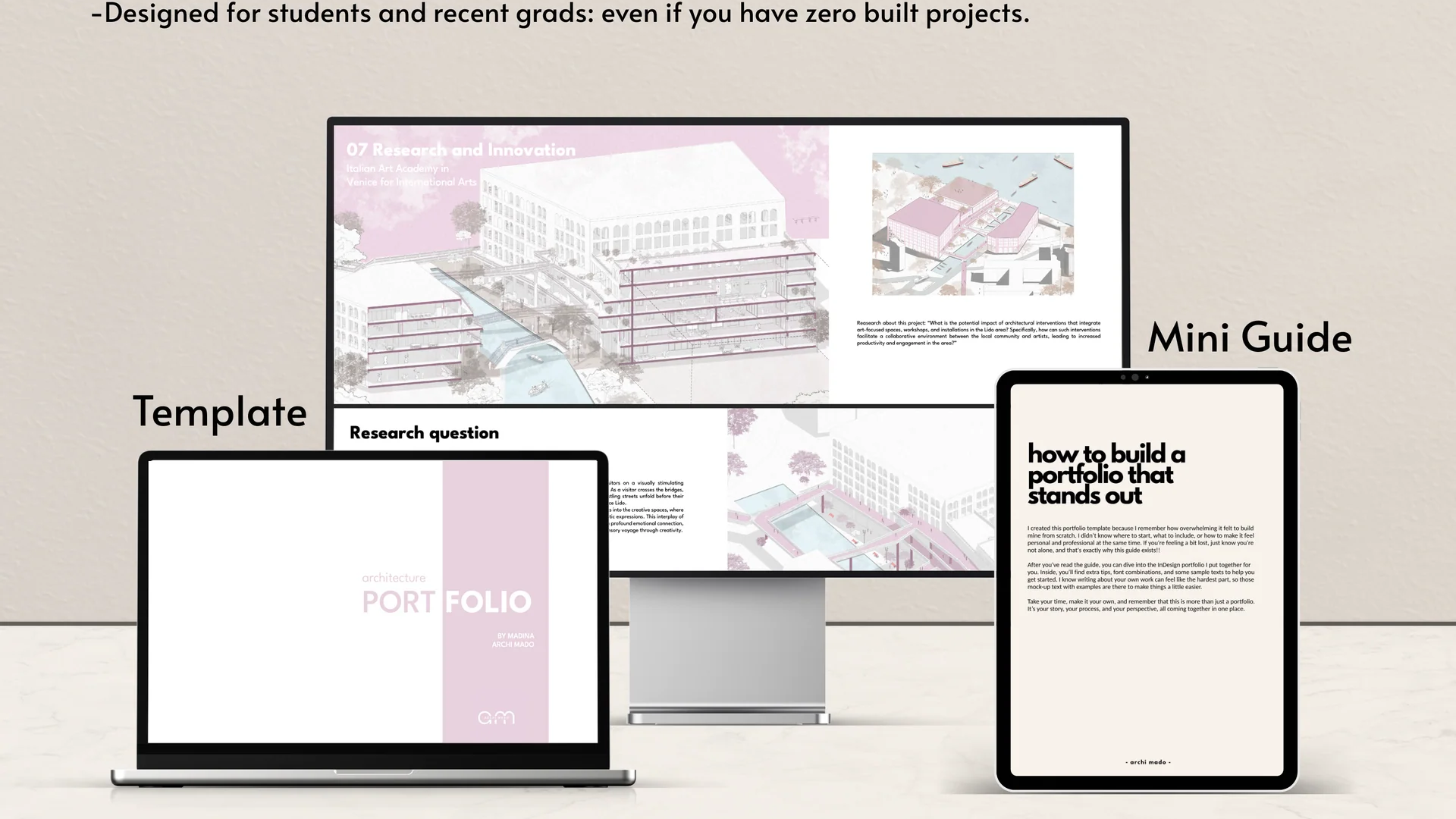 How to Make an Architecture Portfolio