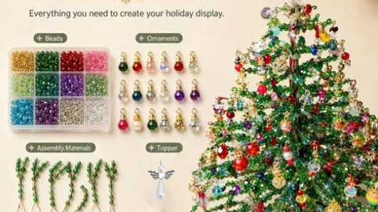 DIY Beaded Christmas Tree Kit