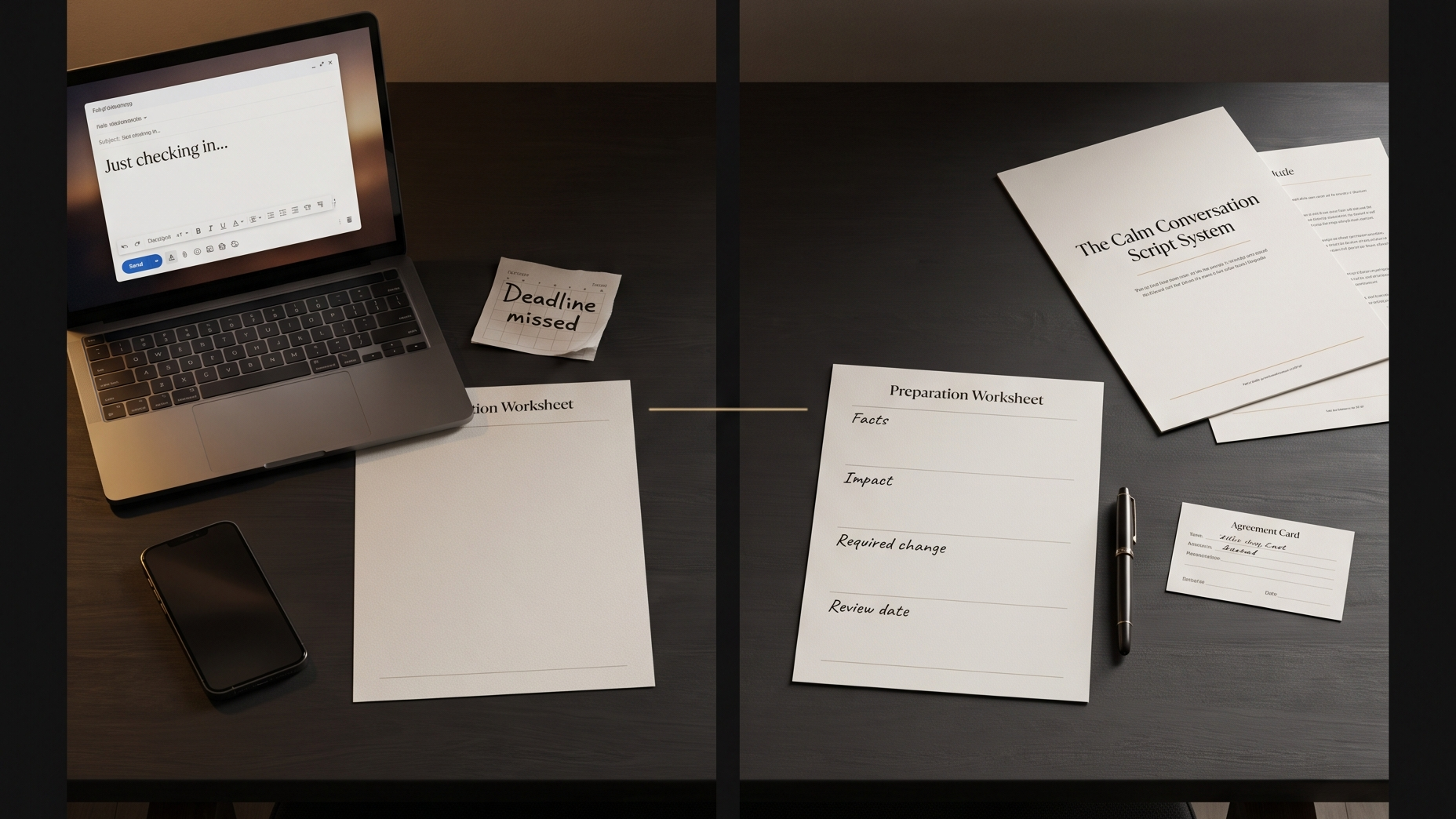 The Calm Conversation Script System