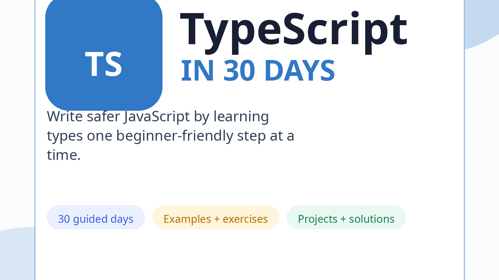 TypeScript in 30 Days