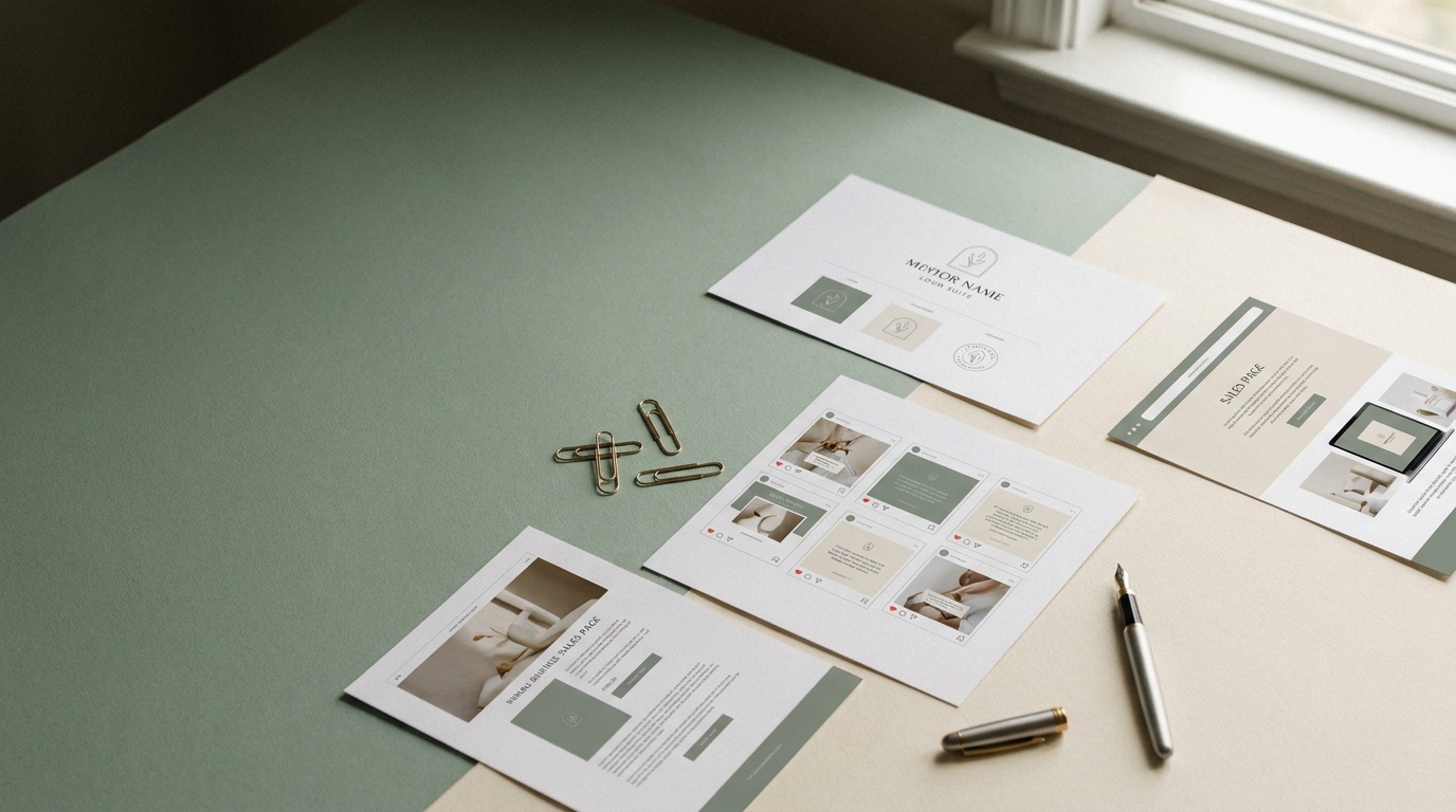 Ready-made digital templates and assets