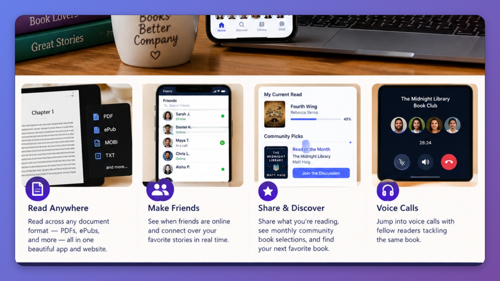 Book Nerds Social Reading Platform