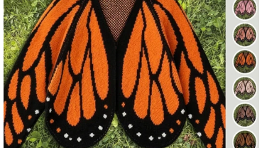 Butterfly Wing Knit Cardigan 