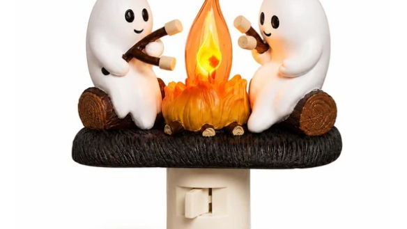 Cozy Ghost Campfire Night Light