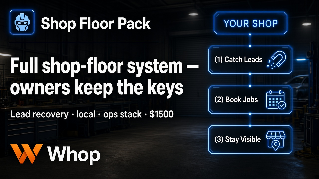 Shop Floor Pack