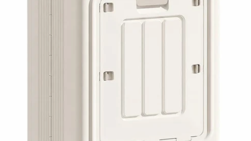 Rolling Storage Bin With Front Door 